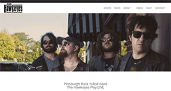 Desktop Screenshot of hawkeyesband.com